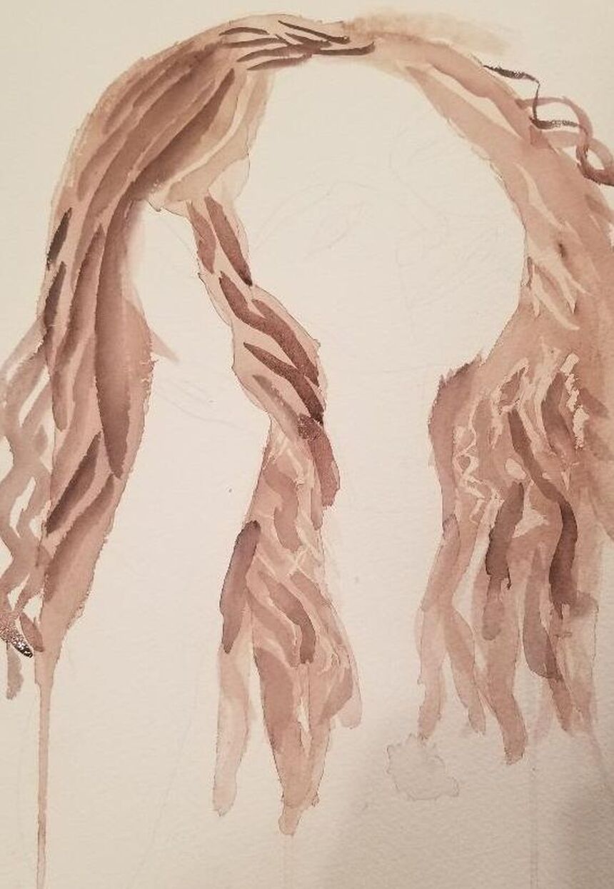 Painting Curly Hair In Watercolor - BRING OUT YOUR CREATIVITY